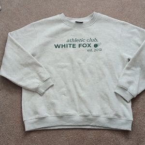White fox sweatshirt